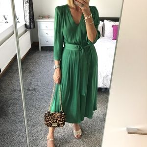 Oysho Green Midi Dress